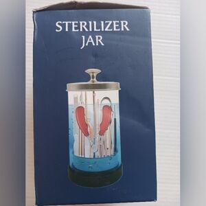 Glass Sterilizer Container for Nail, Beauty Salon and Barber shop. New